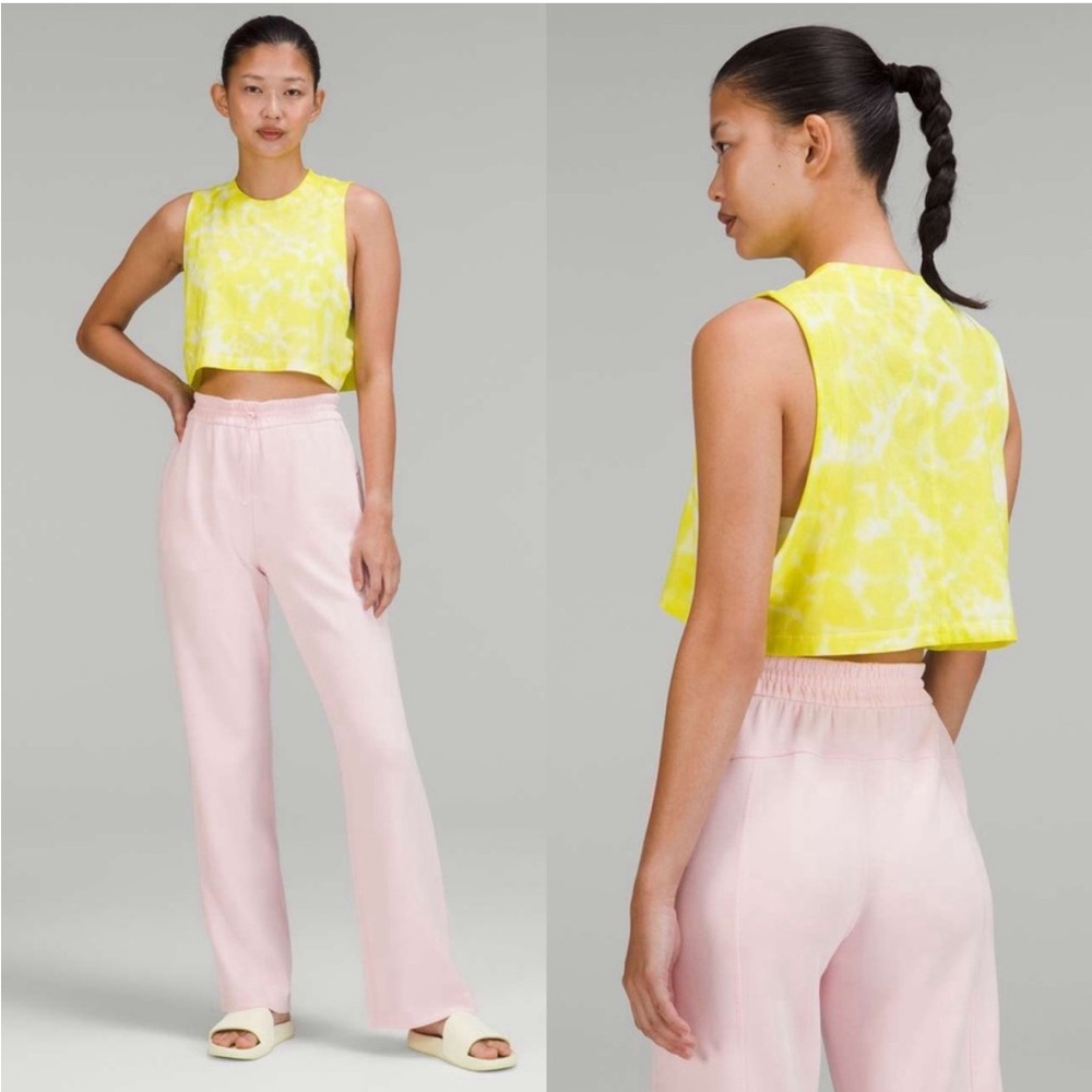 Lululemon All Yours Crop Tank Tie Dye